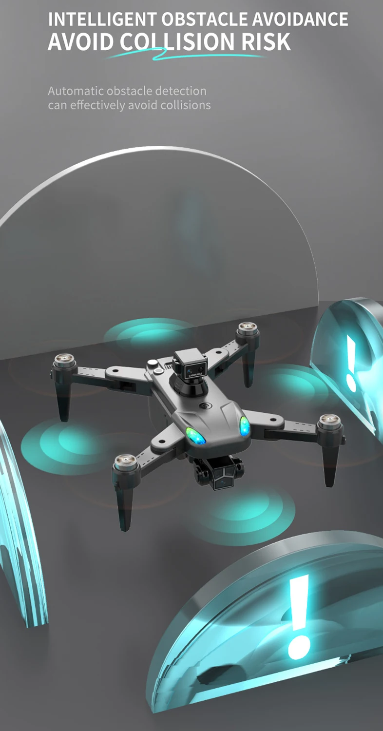 LUXWALLET Libra Hover – Drone Met Laser Obstacle Avoidance – Return To Home – Volg Mij Modus – Ingebouwde Gimbal – EIS Stabilisatie – Mobiele App – Traject Vlucht - Afbeelding 2