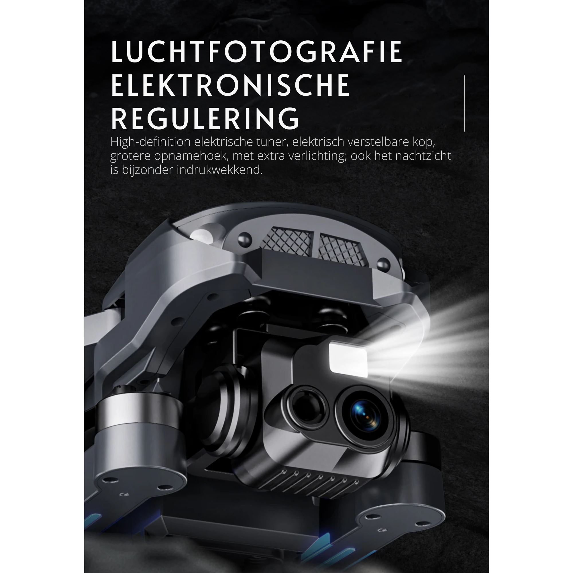 LUXWALLET Libra Spectra – Drone Met Laser Obstakel Ontwijking - Dual-camera Systeem – Optische Vlieg Positionering – Stijgen En Landen Met Een Knop – Headless Modus - Afbeelding 11