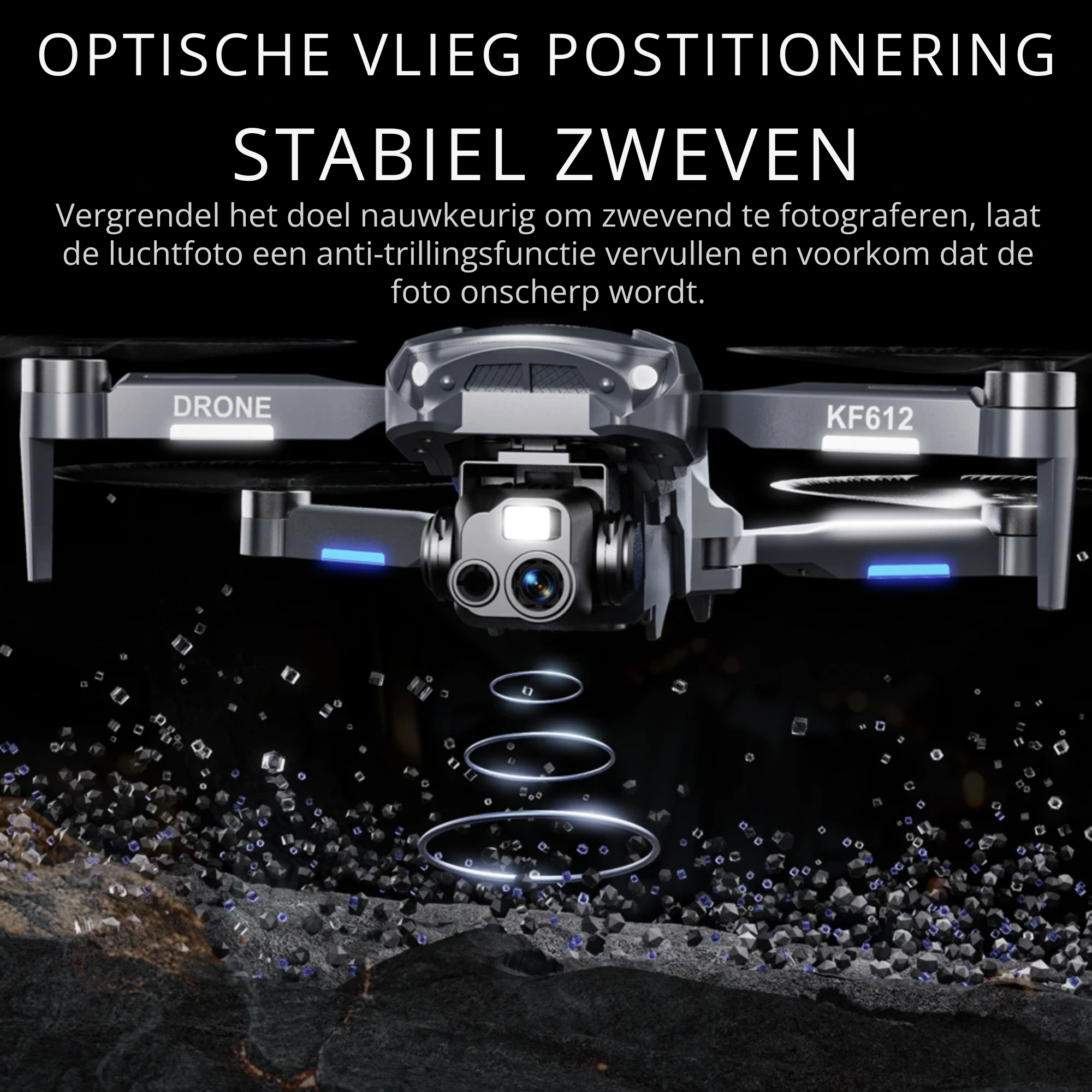 LUXWALLET Libra Spectra – Drone Met Laser Obstakel Ontwijking - Dual-camera Systeem – Optische Vlieg Positionering – Stijgen En Landen Met Een Knop – Headless Modus - Afbeelding 12