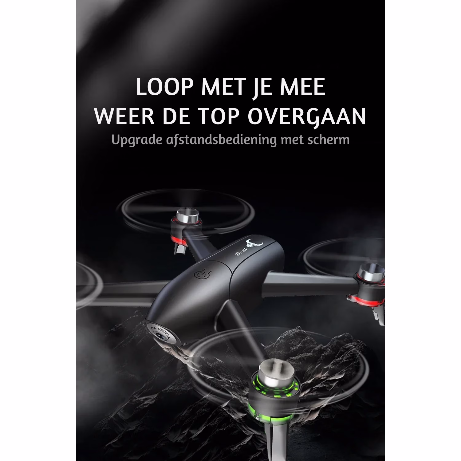 LUXWALLET SG-ProX V2 - Camera Drone Beginner / Kids – 480P Dual-Camera - Opstijgen en Landen Met Eén Knop - Routeplanning Via De App - Borstelloze Motoren – Mobiele App – Micro SD Kaart - Zwart - Afbeelding 13