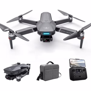 LUXWALLET DarkScout Drone – 4K Camera – 3-Axis Gimbal – 5G FPV – 3000m Bereik – GPS – 30 min Vliegtijd – Brushless – EIS Stabilisatie – Opvouwbaar – Night-Ops Performance