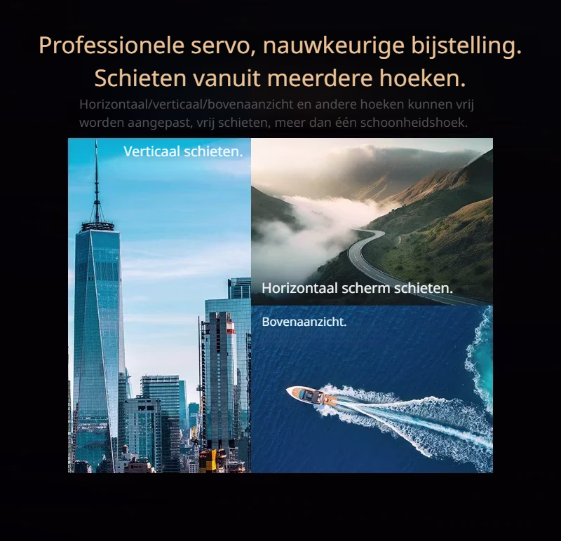 LUXWALLET TitanHawk 4K Drone – 3-Axis Mechanische Gimbal - 360° Laser Obstacle Avoidance - Dual GPS - Brushless Motoren - 50min Vliegtijd - 6000m Controller Range & Touchscreen Afstandsbediening 2 Batterijen – Donker Grijs - Afbeelding 11